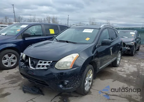 2012 Nissan Rogue Sv W/Sl Pkg из США, поврежденный, VIN JN8AS5MT4CW295142